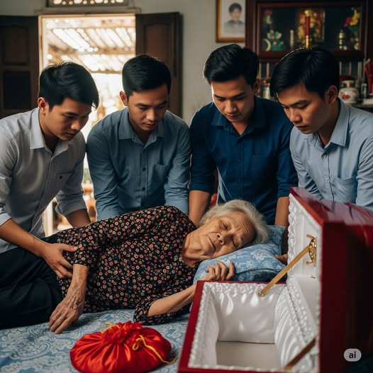 Bà cụ bán xôi đầu chợ độ-t ngộ-t qua đờ-i, hàng xóm hùn nhau tiền mua qua-n t-ài, nào ngờ khi mở túi vải vá dưới gối, cả xã choá-ng vá;ng gọi côngan đến g;ấp