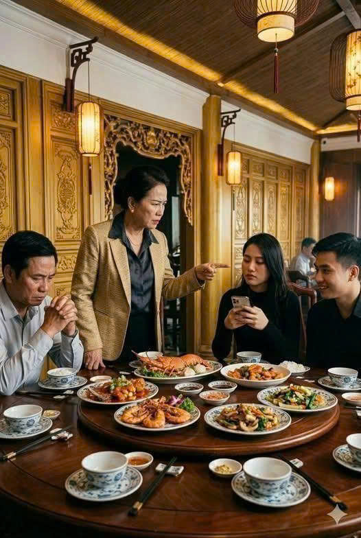 Cả Nhà Chồng Đi Ăn Hải Sản Gọi Liền 28 Món Đến lúc Thanh Toán, Bà Chỉ Tay Vào Tôi Bảo “Con trả đi!”