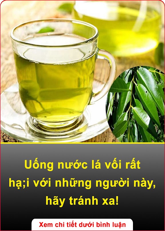 Uống nước lá vối rất h;ại với những người này, hãy tránh xa!