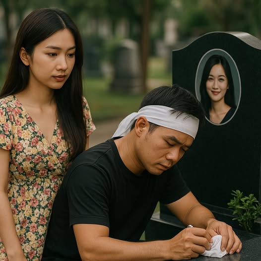 Trước ngày cưới vợ mới tôi đến lau dọn m/ộ cho vợ cũ, đúng lúc này có 1 cô gái xinh đẹp xuất hiện người ư;/ớ t nh ẹ/p