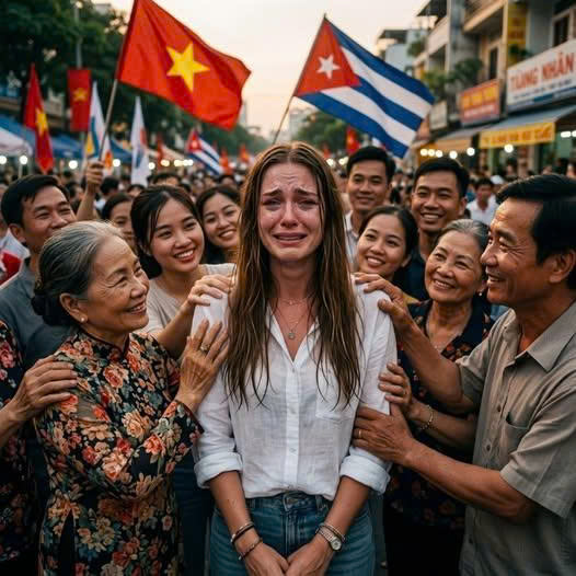 Cô Gái Cuba Bật Khóc Giữa Hà Nội Khi Nhận Được Sự Giúp Đỡ Chân Thành Từ Những Người Việt Xa Lạ…