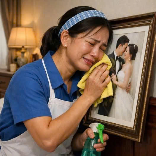 Thấy giúp việc mỗi lần vào phòng nhìn thấy ảnh cưới củ là vợ chồng tôi rồi bậtkhóc, tưởng cô ta thích chồng tôi cho đến ngày phát hiện thứ bí m;ật nằm dưới khung ảnh….tôi ko thể đứng vững.