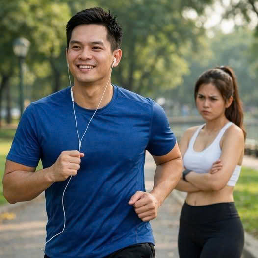 Mỗi sáng 5h, chồng tôi nói đi chạy bộ hai tiếng không kể nắng mưa đồng hè, nhưng anh không bao giờ đổ mồ hôi. Áo anh lúc nào cũng khô, mặt không đỏ, nhịp thở vẫn bình thường như vừa đi dạo. Linh cảm thấy có gì đó sai – và rồi…