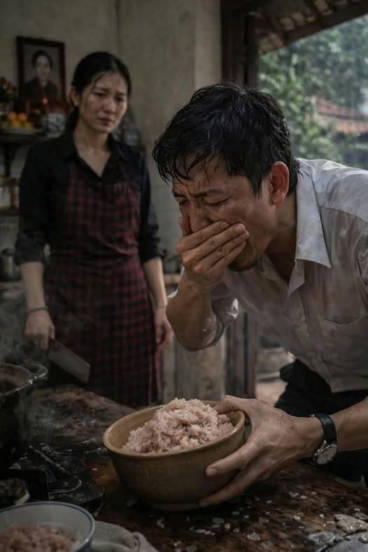 Đi làm về nhà đ::ói quá tôi vội lấy bát cơm ở cữ mà mẹ cho vợ mình ăn, nhưng vừa nuốt miếng cơm trong miệng tôi đã phải nô::n hết ra, không thể ngờ đây là thứ vợ tôi vẫn ăn hàng ngày mà tôi lại phớt lờ không tin