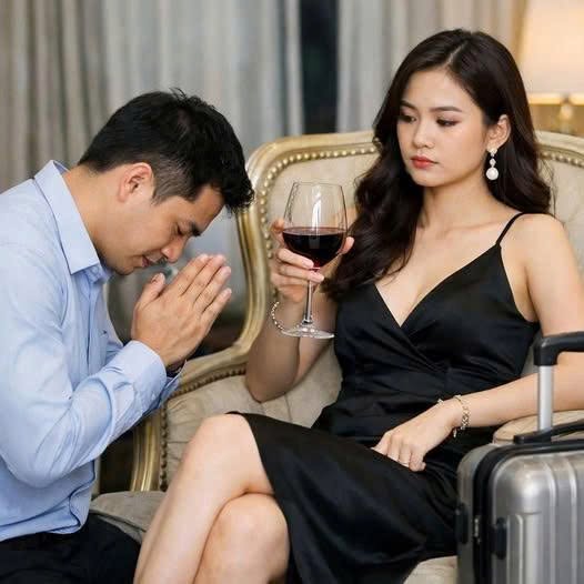 Chồng bảo đi công tác nước ngoài 1 tháng rồi đi h/ú h/í với b/ồ, vợ biết thừa nhưng vẫn đon đả gửi anh chiếc vali, hạ cánh được 3 tiếng thì nh.ân tì-nh ng/ã ng/ửa vì trong vali có…