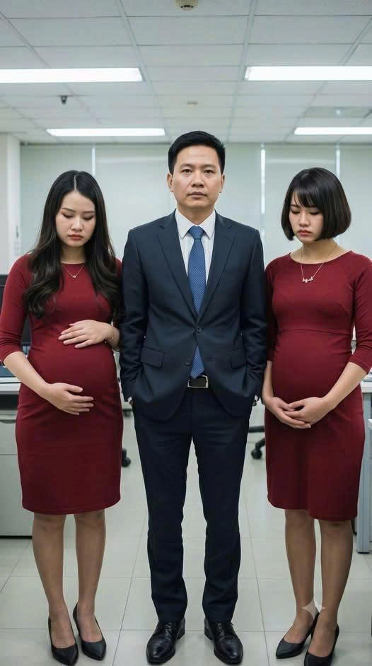 Cả công ty cùng đi du lịch, 3 tháng sau 2 thư ký s:át cánh bên sếp tổng Linh và Vy đều thông báo mình có b:ầu