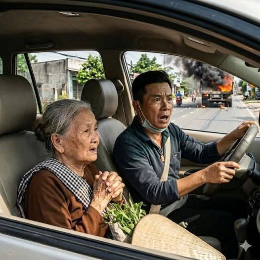 Thương bà cụ đi nắng, tài xế cho bà đi nhờ, ai ngờ 15 phút sau, chiếc xe gặp 1 vấn đề kinhkhủng mà trước giờ anh tài xế gặp…