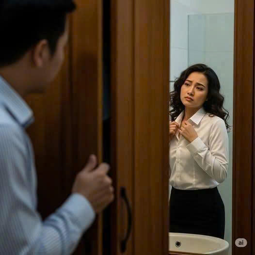 Suốt 30 ngày liền, vợ cứ đón con về là lao thẳng vào phòng tắm. Đến ngày thứ 31, tôi tr:ố:n trong tủ quần áo