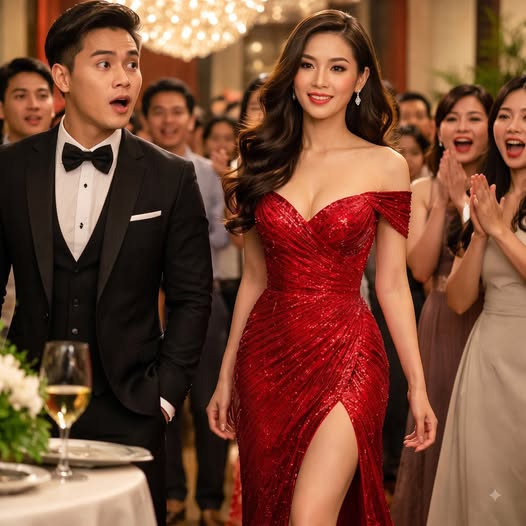 Chở vợ đến tiệc liên hoan cuối năm ở công ty, chồng dừng xe né//m cho cô vợ nội trợ 400 ngàn: “Vào mua cái váy khác mặc, đừng để x//ấ/u mặt th/ằ/ng này”. Để rồi khi vợ xuất hiện thì cả nhà hàng sang trọng nh/áo nh/ào vì…