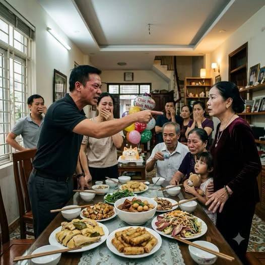 Mừng Sinh Nhật Cháu, Mẹ Chồng Đu/ổi Bố Mẹ Tôi Xuống Bếp – Chồng Tôi BấtNgờ Đứng Dậy Nói 1 Câu Khi,ến Cả Nhà Câ/m Lặng