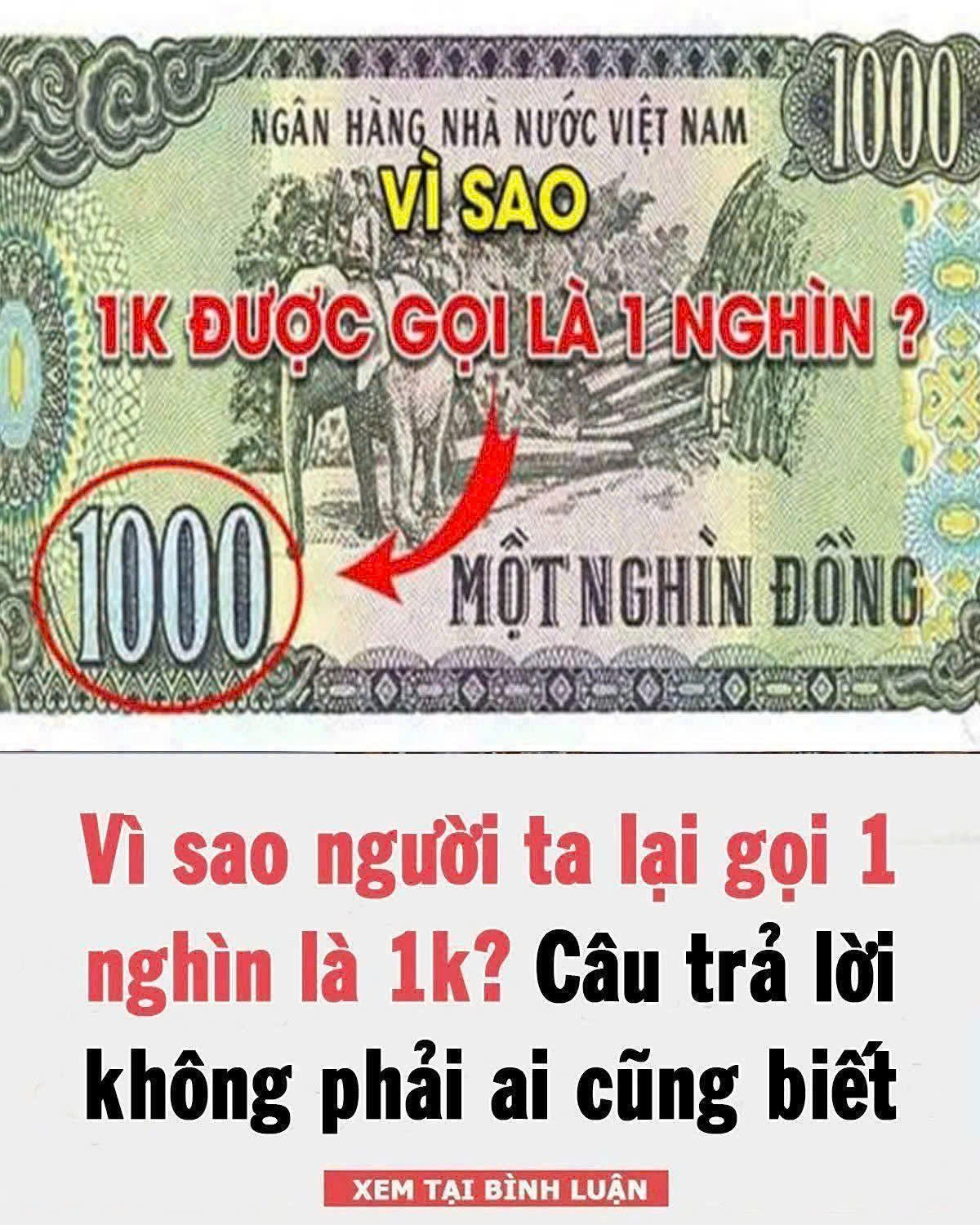 Tại sao nhiều người gọi 1 nghìn là 1k: Lý do thực sự không phải ai cũng biết